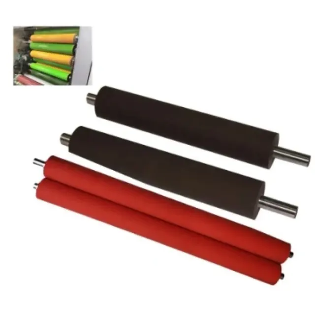 Harde Siliconen Rubber Cover Rollers Voor Industriële Aangepaste Drukmachines