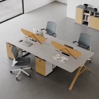 Nouvelle Poste de Travail Modulaire Moderne et Simple en Mélamine pour Bureau à Domicile ou Chambre à Coucher, Bureau Informatique, Poste de Travail, Bureau de Cartier