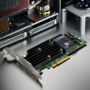 การ์ดขยายอะแดปเตอร์คอนโทรลเลอร์หน่วยความจำ PCI NVME SAS รุ่นใหม่ H755 สำหรับพีซีและเซิร์ฟเวอร์ คอนโทรลเลอร์ในตัว Perc H755 - Product Image 1