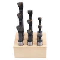 Ensemble d'accessoires pour machines-outils de fraisage et de tournage CNC, 9 pièces, type F1, fraises à tête de 12 mm, pour usinage brut et alésage