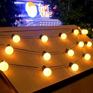 Guirlande lumineuse de Noël multicolore avec effets LED programmables pour des décorations de fêtes très énergiques - Product Image 1