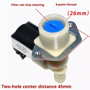 Van điện từ cấp nước đa năng AC220V, van góc nhựa 6mm, công tắc dòng nước máy làm đá điện, OEM tùy chỉnh, cấp nước - Product Image 3