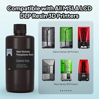ELEGOO Mars Saturn 8K Resin Fotopolimer Pengerasan UV Cepat, Dapat Dicuci dengan Air, Bahan Printer 3D, Rendah Bau, Presisi Tinggi 405nm
