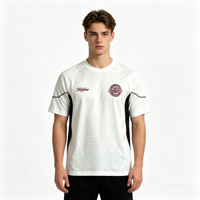 T-shirt personnalisé Kornit DTG, usine OEM, maillot de football rétro pour hommes, vêtements de sport par sublimation