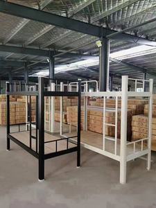 2024 meubles de chambre à coucher d'usine Guangdong lit superposé en acier pour lit mezzanine d'auberge lit double en fer pour adulte pour étudiant tempat tidur - Product Image 3