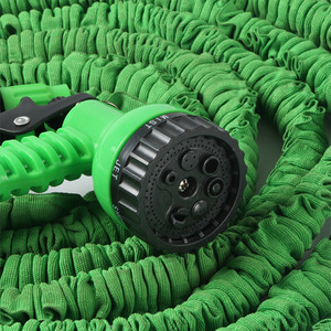 Manguera de agua telescópica mágica de 25 pies, manguera de jardín expandible con boquilla de pulverización para regar plantas y lavar coches - Product Image 1