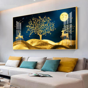 คริสตัลภาพวาดแอบสแตรกพอร์ซเลนตกแต่งทางเข้าแบบโมเดิร์นหรูหรา - Product Image 1