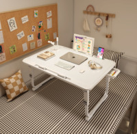 Table de lecture pliable pour enfant, bureau d'ordinateur compact pour étudiant, table paresseuse pour dortoir, bureau portable pour ordinateur portable – Vente chaude directe usine