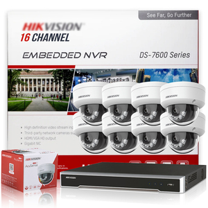 Kit de caméra IP dôme hybride intelligente Acusense 4MP d'origine Hikvision, système de caméra réseau filaire NVR PoE 4K 8CH 16CH 1U - Product Image 3