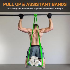 Ensemble de bandes de résistance personnalisées avec logo d'usine / Bandes élastiques en latex pour la musculation / Bandes d'exercice de fitness - Product Image 4