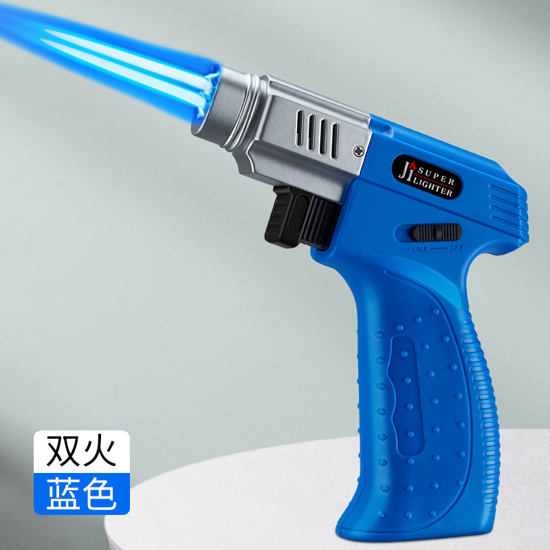cigarette lighter heat gun Refillable Butane Torch Lighter for BBQ, Camping, and Welding – Durable,  Customizable, and Ideal for Restaurants and Outdoor Use