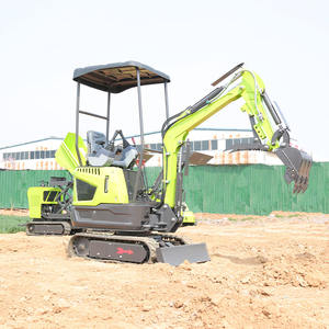 EPA Euro 5 Mini excavatrice sur chenilles à rotation nulle de 1 tonne, système hydraulique, puissance de creusement élevée, 1 an pour la construction de jardins - Product Image 4