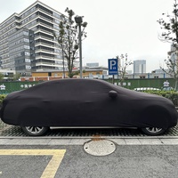 Housse de voiture intérieure personnalisée de qualité supérieure, respirante, lavable, en polyester et élasthanne, anti-rayures, protection UV 90%, ajustement universel