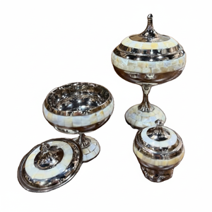 Plateau de service/bol Présentoir de nourriture de la meilleure qualité Plat de service/grand plateau de service rond ou bol de service Bol de service de fruits secs - Product Image 1