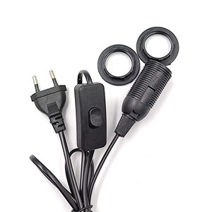 Đèn Hagood Modern 1.8 mét 303 Switch + Đầu đèn E27 hai vòng răng đầy đủ với phích cắm EU/US, phụ kiện đèn vặn ốc - Product Image 1