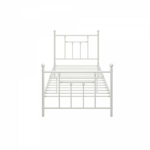 Giường Kim Loại Màu Trắng, Giường Đôi Cỡ Queen Kích Thước Bằng Kim Loại, Khung Giường Bằng Kim Loại Cho Đồ Nội Thất Phòng Ngủ Hiện Đại Dành Cho Người Lớn Victoria - Product Image 5