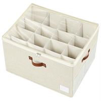 Bacs de rangement en tissu boîtes organisateur pliable toile pliable Oxford Non-tissé panier à linge pour la maison placard chaussures