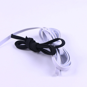 3mm4mm5mm6mm8mm10mm12mm bện ban nhạc đàn hồi nhà máy bán buôn trong kho trắng đen màu dệt kim bện ban nhạc đàn hồi - Product Image 3