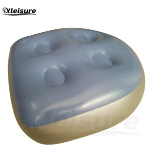 Siège <span class=keywords><strong>de</strong></span> <span class=keywords><strong>piscine</strong></span> gonflable d'extérieur, 50 cm, coussin <span class=keywords><strong>de</strong></span> Spa doux, couleur gris argent, haute qualité - Product Image 4