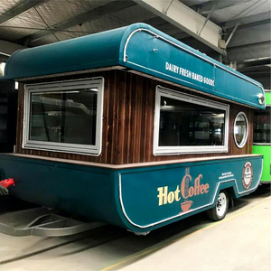 รถขายอาหารสแตนเลสขนาด 16 ฟุต พร้อมครัวครบชุดสำหรับขายไอศกรีมและขนมขบเคี้ยว รับประกัน 2 ปี - Product Image 1