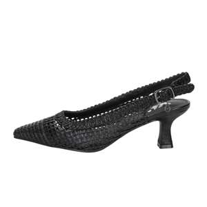 Xti Donna <b>Slingback</b> 145432 Nero <b>Black</b> 6 Cm Heel Size 37 Pumps - Product Image 1