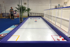 Pista <span class=keywords><strong>de</strong></span> Curling Simulada para <span class=keywords><strong>Campus</strong></span>, Pista <span class=keywords><strong>de</strong></span> Curling <span class=keywords><strong>de</strong></span> Plástico para Terreno Terrestre, Pista <span class=keywords><strong>de</strong></span> Curling <span class=keywords><strong>de</strong></span> Hielo - Product Image 5