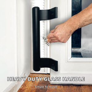 Heavy Duty European Aluminum Alloy <b>Sliding</b> Glass <b>Door</b> Handle Remote Control Easy Installation Modern Design Ambidextrous 1 Year - Product Image 2