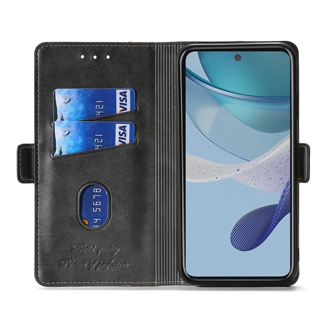 Best Selling for Tecno Camon 19 Neo Contrast Color Side Buckle Leather Phone Case