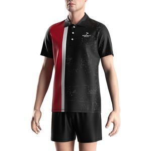 T-shirt de sport à séchage rapide de haute qualité pour hommes, t-shirt polo surdimensionné, chemises de bowling rétro - Product Image 5
