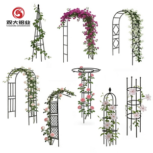 <span class=keywords><strong>Arche</strong></span> de <span class=keywords><strong>jardin</strong></span> en aluminium thermolaqué pour plantes grimpantes, 7 pieds - Product Image 6