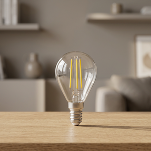 Lampadina a Filamento LED Sferica, Attacco E14. 4,5 Watt. Equivalente a 35 Watt. 470 Lumen. Bianco Neutro 4000K. - Product Image 3