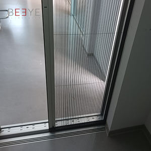 Porte coulissante en verre en aluminium AS2047 Australie NOA NAFS avec moustiquaire rétractable pour maisons - Product Image 2