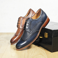 Großhandel Herren Business-Schuhe Hochwertige Formelle Gummi-Oxfords Büroschuhe Zapatos De Hombre Schnür-Lederschuhe für Männer