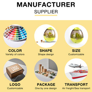 Dispensador de alimentos para mascotas, rompecabezas ajustable, alimentador lento, Bola de persecución interactiva para el enriquecimiento de perros y el juego en interiores - Product Image 4