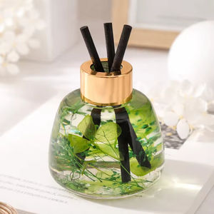 Difusor de Aromas Aikun de Lujo, 120 ml, en Vaso de Vidrio Pequeño, con Aceite Aromático Natural a Base de Plantas, Aroma Fresco DIY, Libre de BPA, Decoración Artesanal para el Hogar - Product Image 3