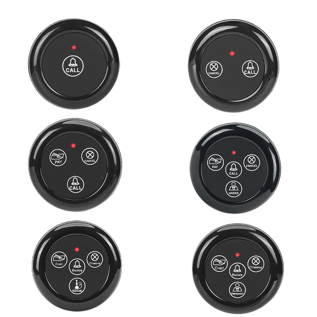 IP55 Waterproof Wireless Silicone Call Button Pager for Restaurants Hotels SPA Resorts Hospital Clinic Retekess TD032