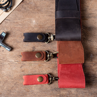 Porte-clés en cuir PU portable pour clés de batterie, disponible en stock, personnalisable, sacoche pour clés de batterie
