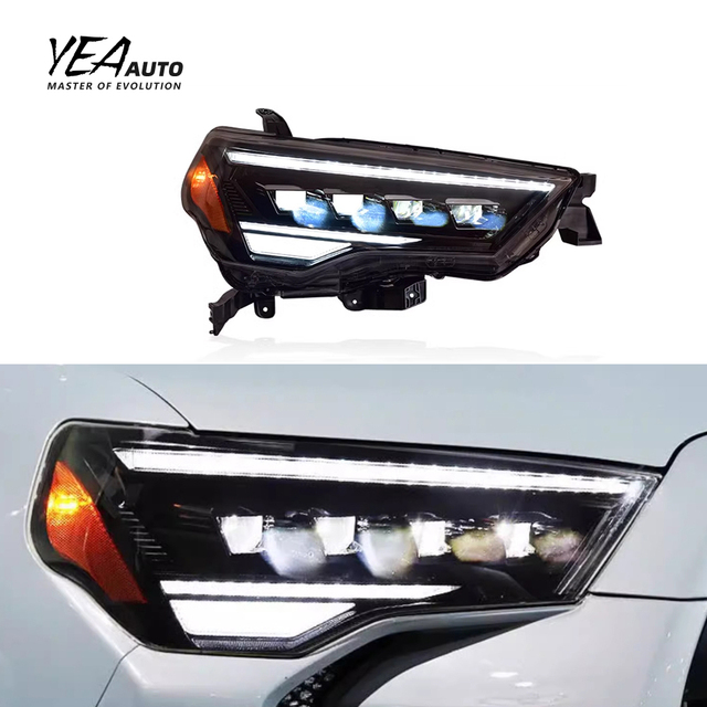 Headlight Head Light LED 3 Eyes Headlights Head Lamp for Toyota 4 Runner 4runner Headlamp 2014 2020 Head Lights