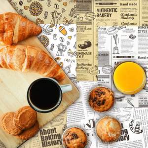 Papier sulfurisé pour Burger News Paper Burger Paper - Product Image 4