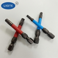 Embouts de tournevis Torx LXDTE 50 mm en acier S2 T10-T40, qualité industrielle, magnétiques, avec tige hexagonale 1/4 pour outils électriques