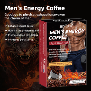 Café Biyode (Venta al por Mayor) para Hombres: Impulso de Energía y Vitalidad (Raíz de Maca y Ginseng) 15 Sobres - Product Image 5