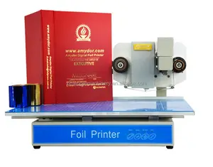 3025 automatische digitale Hardcover-Buch Leder personal isierte Gruß karte Heiß folien drucker Heiß präge maschine