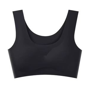 Ensemble de soutien-gorge tendance, ensemble décontracté, respirant, taille haute, sexy, vintage, uni, sans armatures, t-shirt à manches courtes, short ample, pour femmes - Product Image 4