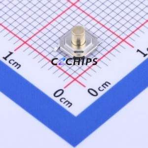 K2-1187SQ-J3SW-06 Tactile Switch SMD-4P,5.2x5.2mm Switch 1.8N Vertical Mount 5.2mm 5.2mm - Product Image 1