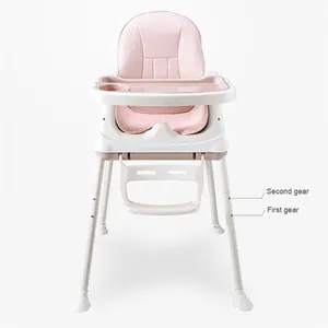 Chaise haute multifonctions en bois pour bébé, chaise de salle à manger Unique, usine - Product Image 1