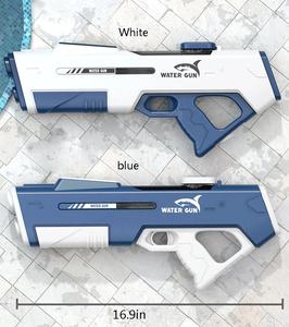 Pistol air elektrik 2 in 1, pistol penyemprot penyedot air otomatis, pistol air dewasa bertenaga baterai 760ML untuk anak-anak - Product Image 5