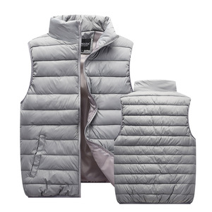 Nouveau gilet en gros pour l'automne/hiver, couleur unie, <span class=keywords><strong>sans</strong></span> <span class=keywords><strong>manches</strong></span>, épaissi, style coréen, coupe ajustée, <span class=keywords><strong>grande</strong></span> <span class=keywords><strong>taille</strong></span> - Product Image 1