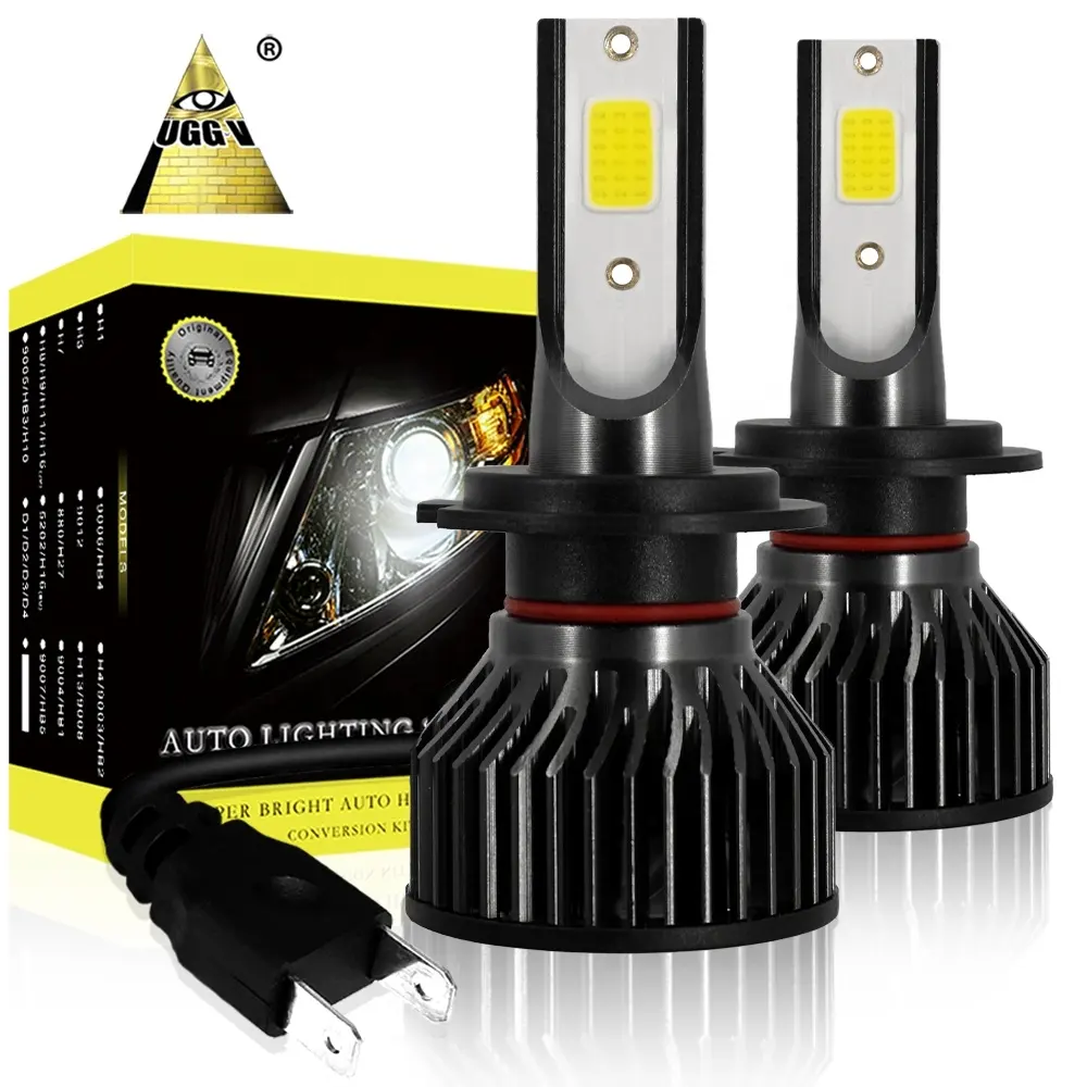 Vendite calde T5C LED lampadina faro per auto 72 watt 8000 Lumen IP65 H1-H13 impermeabile e 9004 9007 modelli per modellini di auto dell'universo