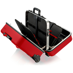 Valise à outils roulettes Twin Move Red avec compartiments organisateurs pour usage professionnel - Product Image 1