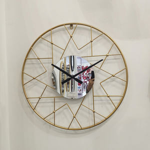 Reloj de Pared de Metal Estilo Rústico Americano de 60 cm, Directo de Fábrica, Silencioso, Moderno, Decoración para Sala de Estar y Bebés - Product Image 1